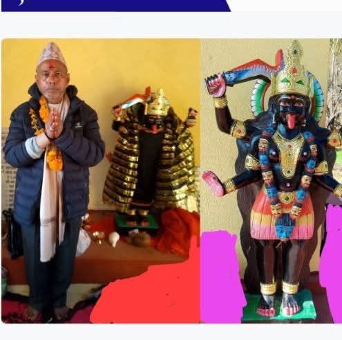 डोटीको जोरायल गाउँपालिका – ४ सिलङ्गीबाग स्थित प्रसिद्ध चडेउला देवताको मन्दिरमा “कालिका भगवती”को मुर्ति चढाइयो